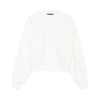 Sportmax Spdeditore 085 Sweatshirt - Dames - Sweatshirts - Wit - L - Hoodies & sweatvesten
