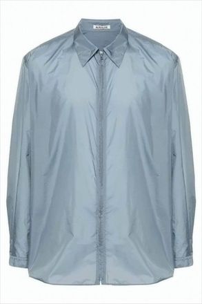 Auralee Subtle Sheen Long-Sleeve Shirt