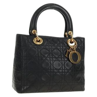 Dior Pre-owned Vintage Handbag - Dames - Pre-owned - Zwart - Maat: ONE Size Leer