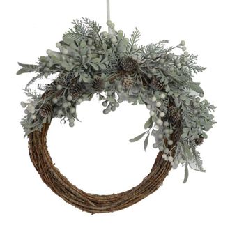 Vacchetti Vacchetti - Coronilla Nevada Con Pi&ntilde;as Marrones Cm51x46h12