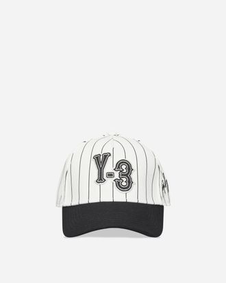 adidas Y-3 Pinstripe Cap Chalk White
