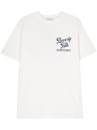 Family Fir$t Milano T-shirt con stampa - Bianco