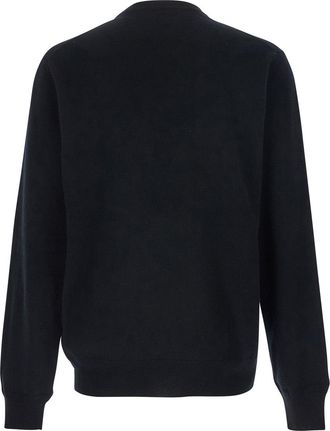Dolce & Gabbana Mens Crew Neck Sweater Black Wool Virgin Tops Top
