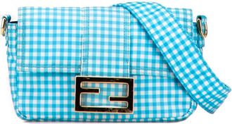 Fendi Pre-owned Fendi Joshua Vides Mini Nylon Convertible Baguette Satchel Ladies 8BR784 AD6F 209 0501