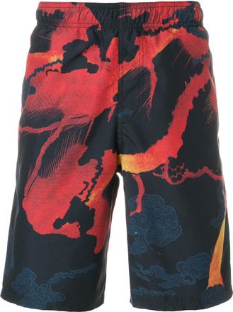 Givenchy Costume da bagno con stampa - Grigio