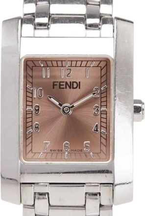 Fendi Pre-owned Watches, female, Pink, Size: ONE SIZE Pre-owned Vintage Watch