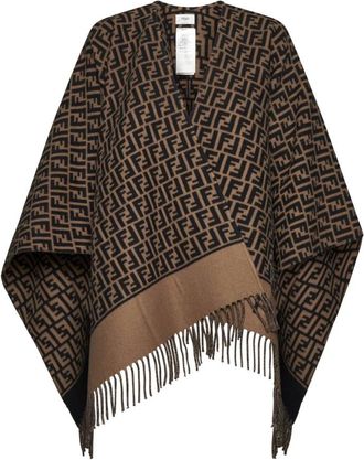 Fendi Mujer, Chaquetas, Marr&oacute;n, Talla: ONE Size