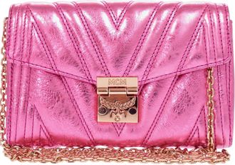 MCM Mcm Leather Shoulder Bag (Pre-Owned)