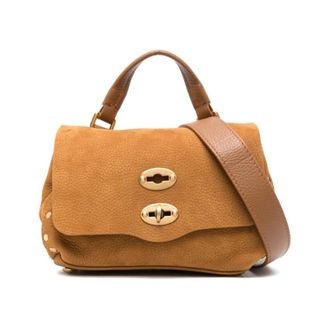 Zanellato Postina Jones Tote - Dames - Handtassen - Bruin - ONE Size - Leer - Tassen