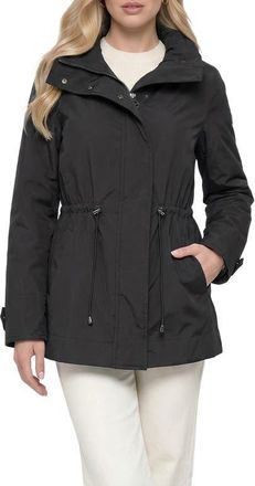 Gorski Lightweight Jacket With Concealed Hood in Black at Nordstrom, Size X-Large