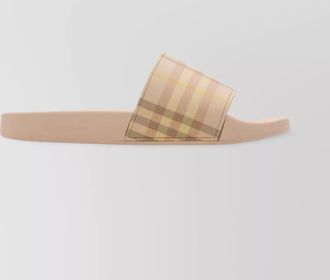 Burberry check slippers