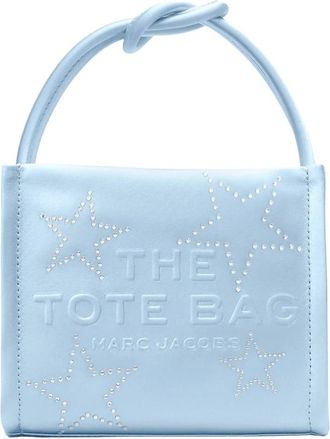 Marc Jacobs Stelle Mini Tote Tas - Dames - Handtassen - Blauw - ONE Size - Katoen - Tassen