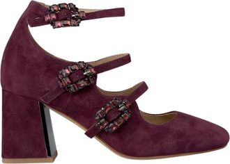 Alma En Pena Gespte hakken schoenen - Dames - Pumps - Rood - 41 EU - Schoenen