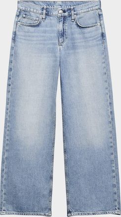 Rag & Bone Featherweight Cam Relaxed Straight Ankle Jeans