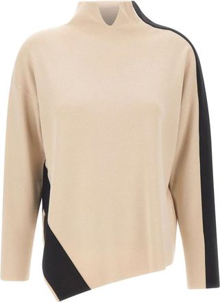 Elena Miro Truien Beige - Dames - Coltruien - Beige - S - Truien & Vesten