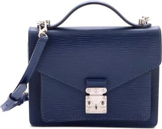 Louis Vuitton Monceau Handbag Epi Leather BB satchel - Blauw