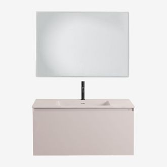 Sklum Sklum - Conjunto De Mueble De Ba&ntilde;o En Madera Con Lavabo Integrado Macrae
