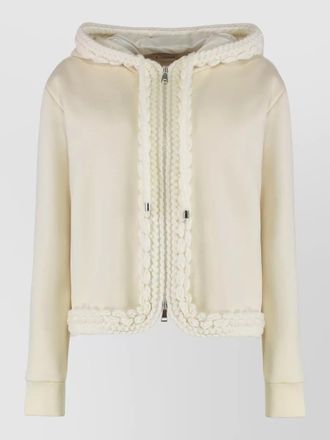 Moncler cozy zip-up hoodie for casual wear