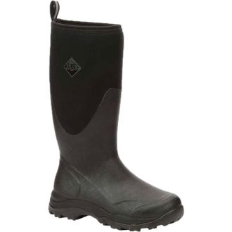 The Original Muck Boot Company Mens Outpost Fleece Lined Waterproof Pull on Boot, Black, 11
