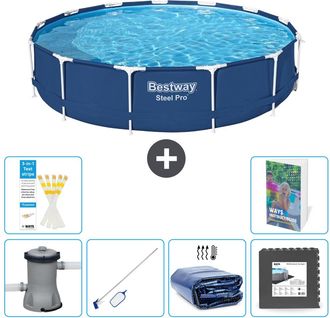 Bestway Piscina Bestway Steel Pro Redonda - 396x84 Cm - 7-piezas S217