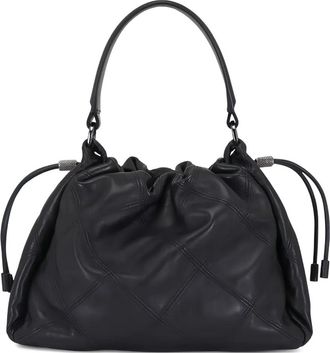 Brunello Cucinelli Borsa tote Mellow piccola - Nero