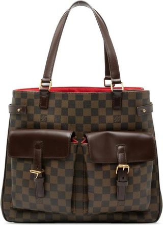 Louis Vuitton Pre-owned Tote Bags, female, Brown, Size: ONE SIZE Pre-owned Structured Carryall Bag