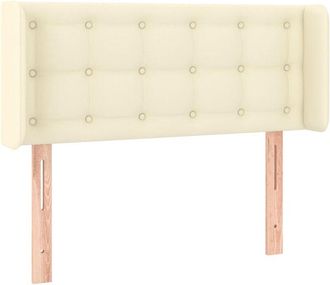 vidaXL Cabecero Con Led Cuero Sint&eacute;tico Crema 83x16x78/88 Cm Vidaxl