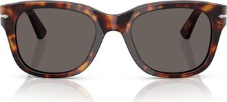 Persol 55mm Square Sunglasses in Havana/dark Grey at Nordstrom