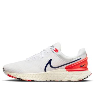 Nike React Miler 3 White Bright Crimson DD0490-103