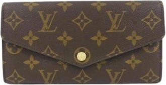 Louis Vuitton Pre-owned Wallets, female, Brown, Size: ONE SIZE Pre-owned Vintage Canvas Wallet