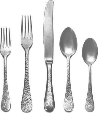 Mepra Epoque Flatware Set - 5 Pieces in Pewter Silver at Nordstrom