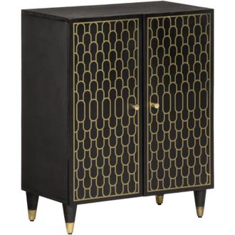vidaXL Credenza 60x33x75 cm in Legno Massello di Mango vidaXL