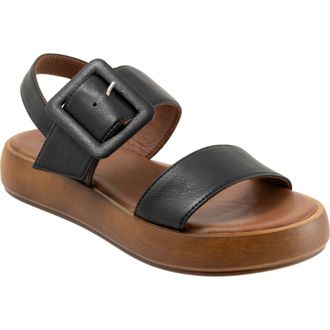 Bueno Julian Two-Strap Sandal in Black at Nordstrom Rack, Size 5.5-6Us / 36Eu