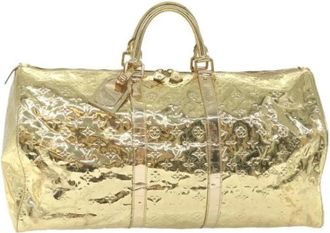 Louis Vuitton Pre-owned Vintage Weekendtas - Dames - Vintage Weekendtas - Geel - ONE Size - Vintage