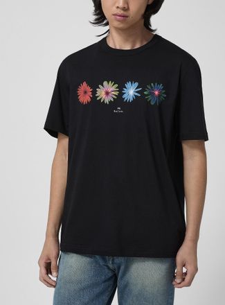 Paul Smith Mens Colourful daisies T-shirt