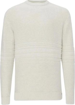Gentiluomo Trui met ronde hals - Heren - Truien - Wit - Maat: XL