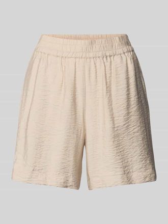 MY ESSENTIAL WARDROBE Relaxed Fit Shorts in Crinkle-Optik Modell Kelly in Beige, Gr&ouml;&szlig;e 34