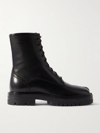 Maison Margiela Stivaletti In Pelle Tabi - Nero