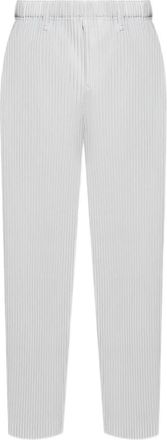 Homme Plissé Issey Miyake Pantaloni dritti con pieghe - Grigio