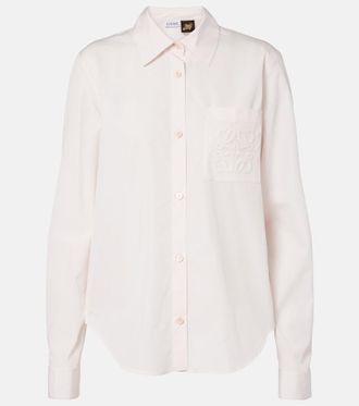 Loewe Paulas Ibiza Anagram cotton poplin shirt
