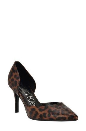 Calvin Klein Gloria dOrsay Pump in Dark Brown at Nordstrom Rack, Size 9.5
