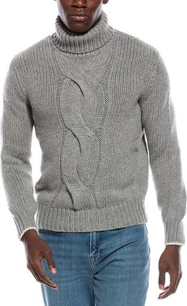 Brunello Cucinelli Cable Cashmere Turtleneck Sweater