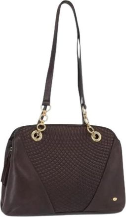Bally Pre-owned Schoudertas - Dames - Vintage Schoudertas - Bruin - ONE Size - Leer - Vintage