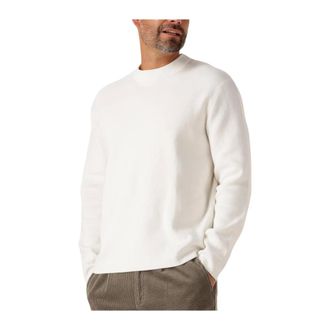 Selected Hoodies & sweatvesten, Heren, Beige, XL, Katoen, Slhmike Light LS Knit Relaxed Mock Neck