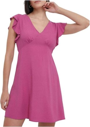 Pepe Jeans London Korte Jurk - Dames - Korte kleedjes - Roze - L - Kleedjes