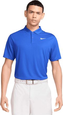Nike Mens Victory Solid Polo Shirt (Game Royal/White) - Blue - Size X-Large