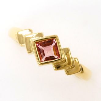 C&A Pink Yellow Gold Yellow Gold (18K) Band Ring (Pre-Owned)
