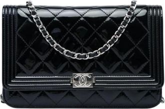 Chanel Pre-owned Boy Wallet on Chain - - Pre-owned - Donna - Nero - ONE SIZE