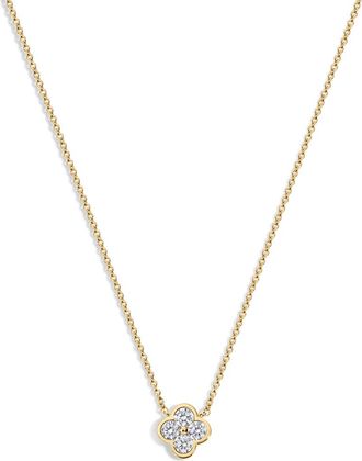 Electric Picks Camilla Clover Necklace in Gold at Nordstrom