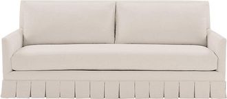 Ballard Designs Suzanne Kasler Mathes Sofa with Box Pleat Skirt - Ballard Designs